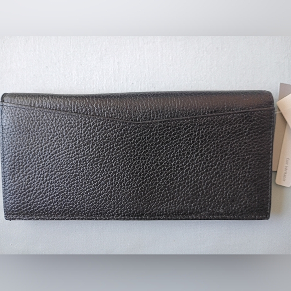 Nordstrom NWT Black Leather Wallet - Picture 1 of 5